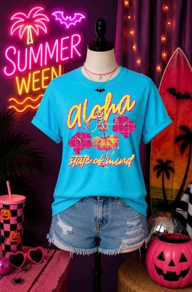 Aloha state of mind (C’s) DTF Transfer