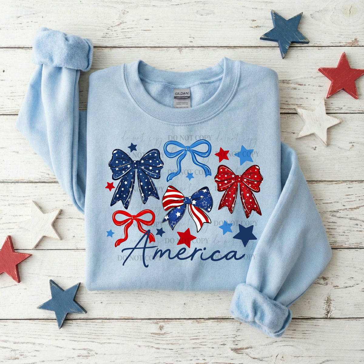 America bows collage (semi-exclusive) DTF Transfer