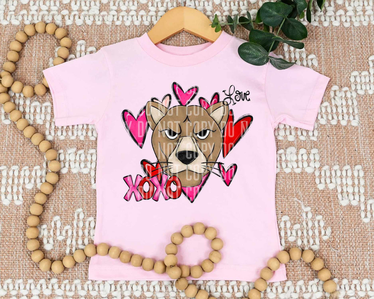 Xoxo Cougar (caplinger) 73350 DTF transfer