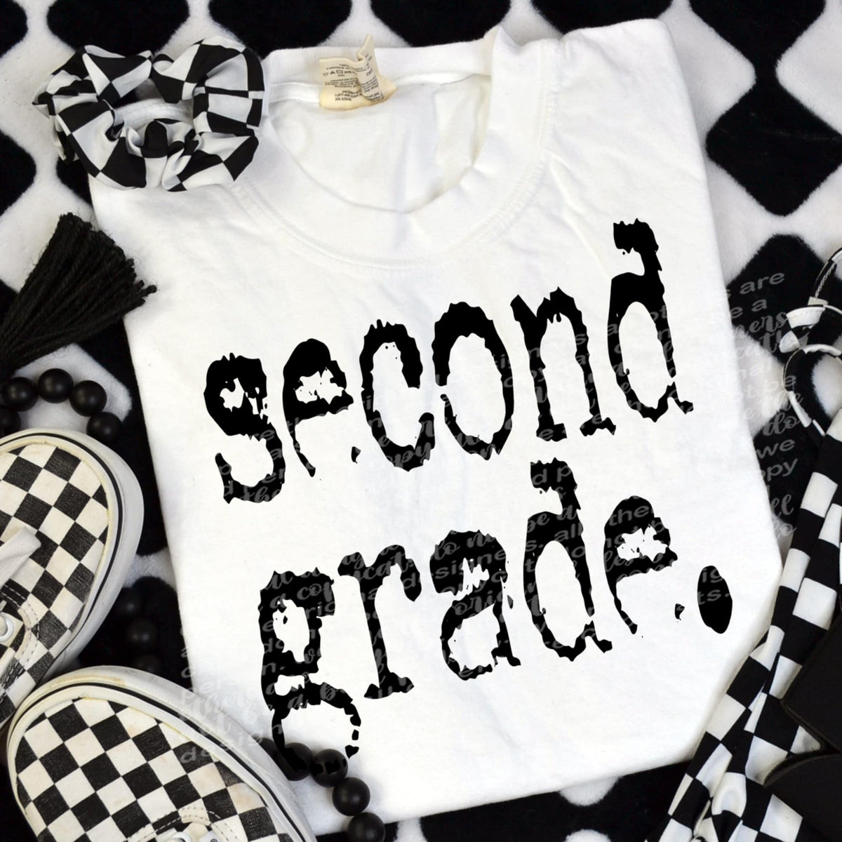 Second Grade black (TTD) DTF transfer