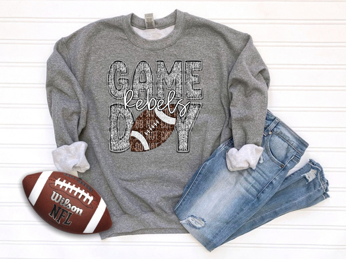 Game day Rebels GREY (Caplinger) DTF transfer