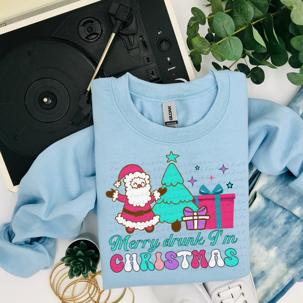 Merry Dunk I'm Christmas DTF Transfers