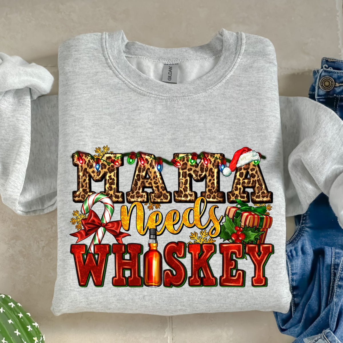 Mama Needs Whiskey-38677-DTF transfer