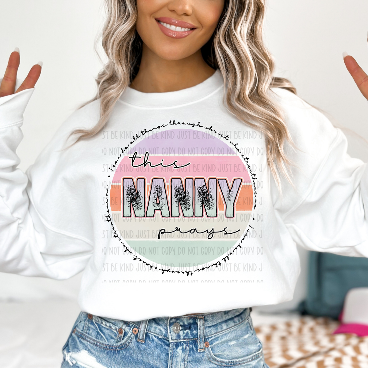 This Nanny Prays (Kayndi) 72988 DTF Transfer