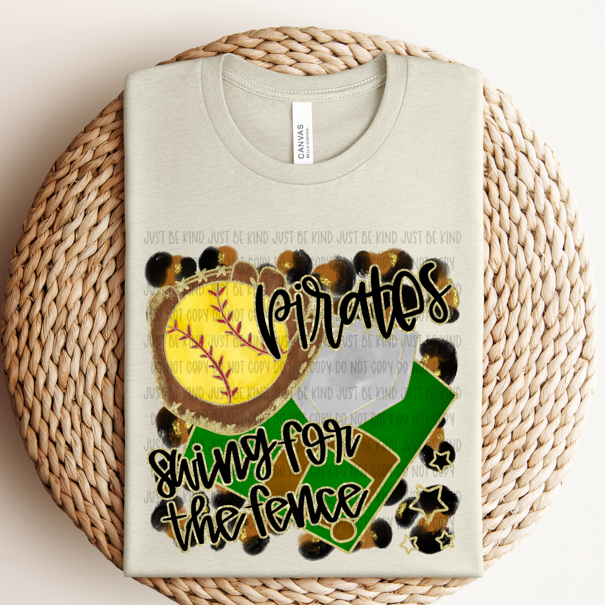 Softball Pirates For The Fence (Caplinger) 83499 DTF Transfer