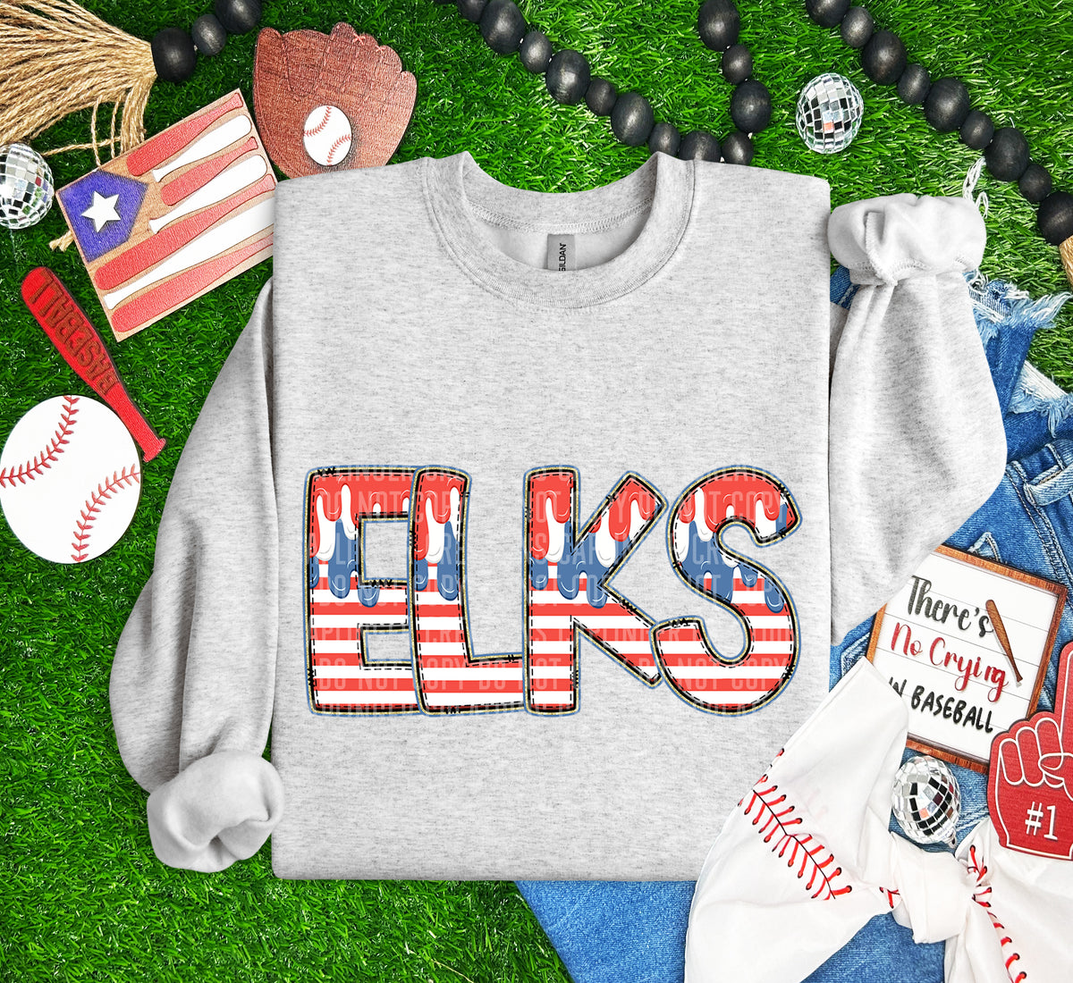 Elks drip (Caplinger) DTF transfer