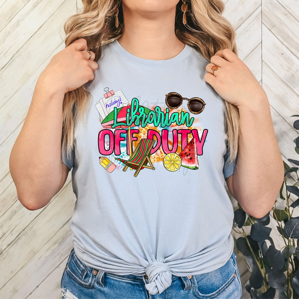 Librarian Off Duty-38072-DTF transfer