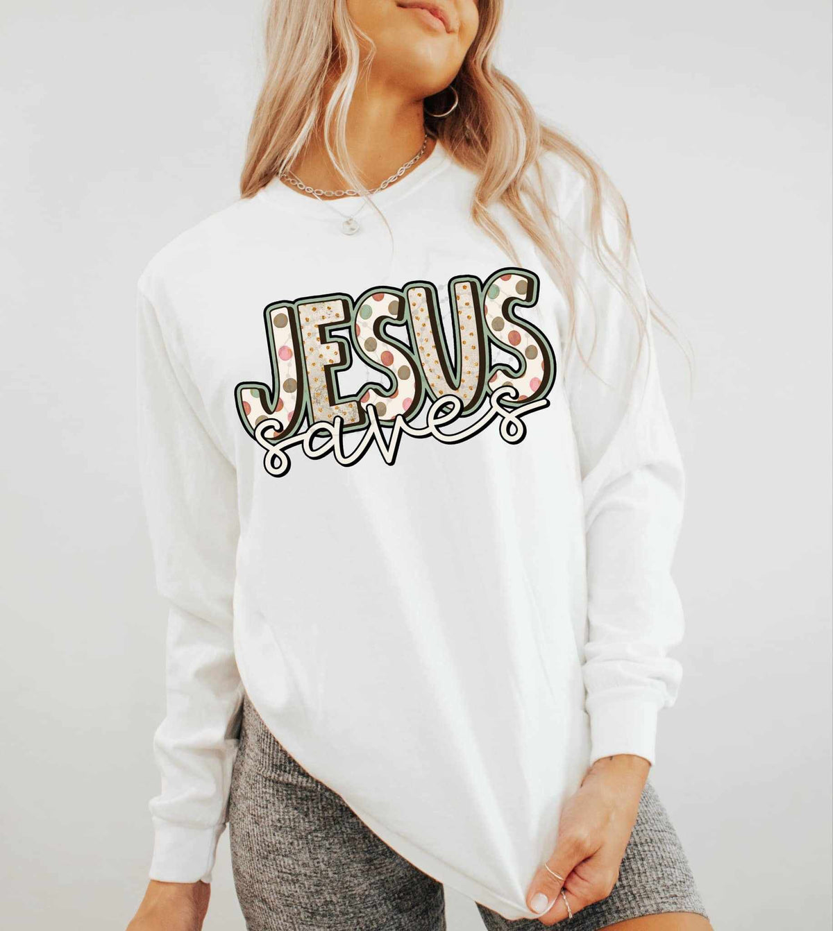 Jesus saves exclusive 82164 DTF transfer