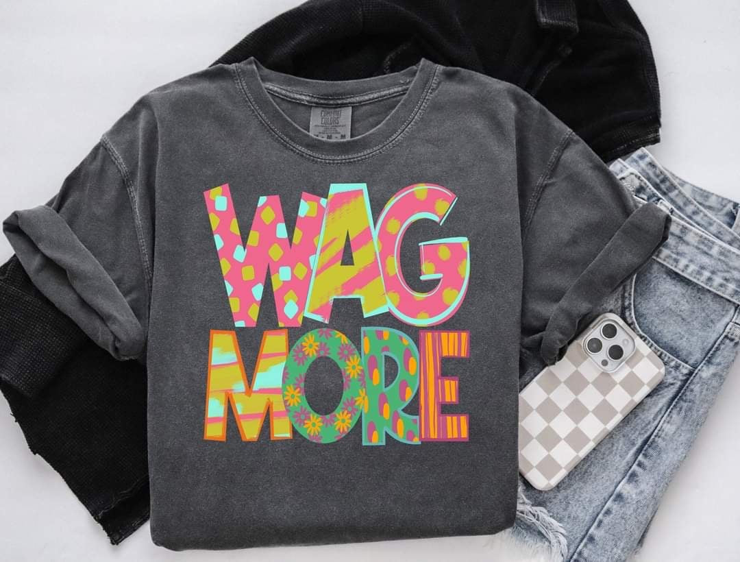 Wagmore patterned font (S&G) 60351 DTF transfer