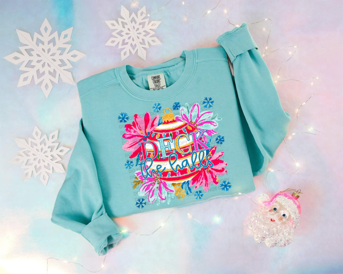 Deck the halls ornament (SCG) DTF Transfer