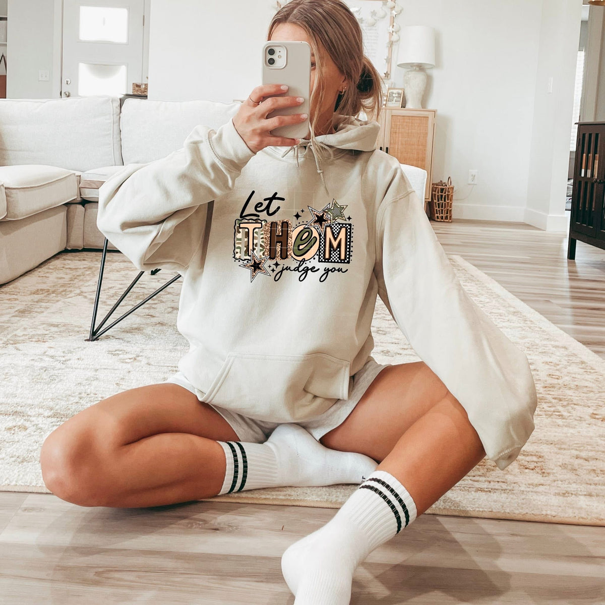 Let Them judge you (black) CSC DTF Transfer