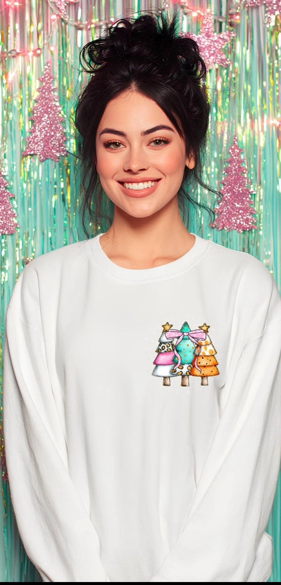 Merry Christmas trees pocket 106468 DTF transfer