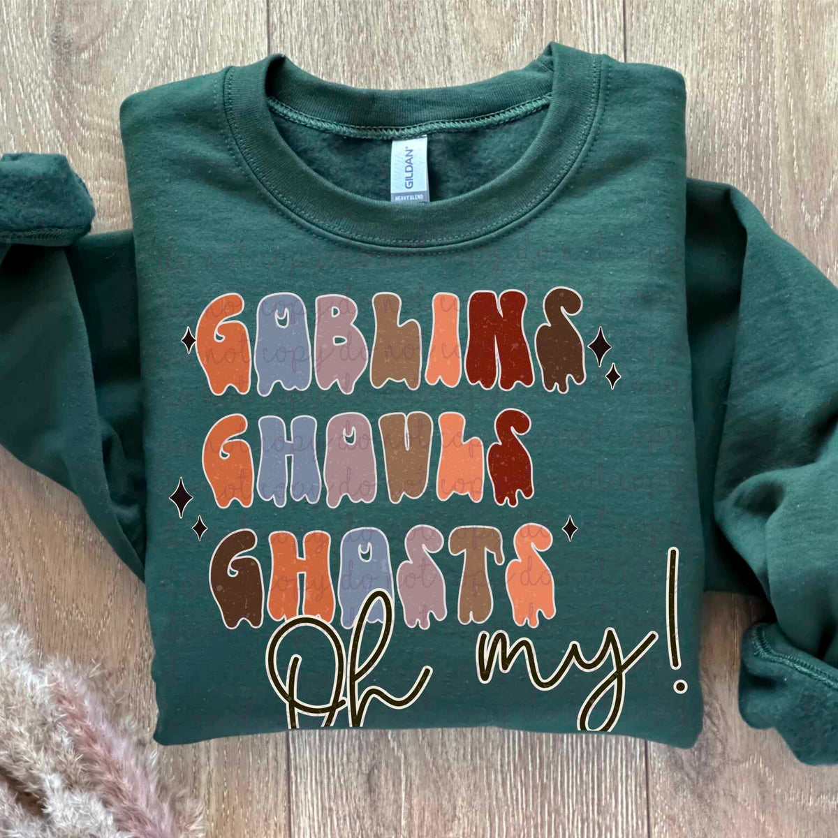 Goblins ghouls ghosts oh my (MMD) 52651 DTF transfer