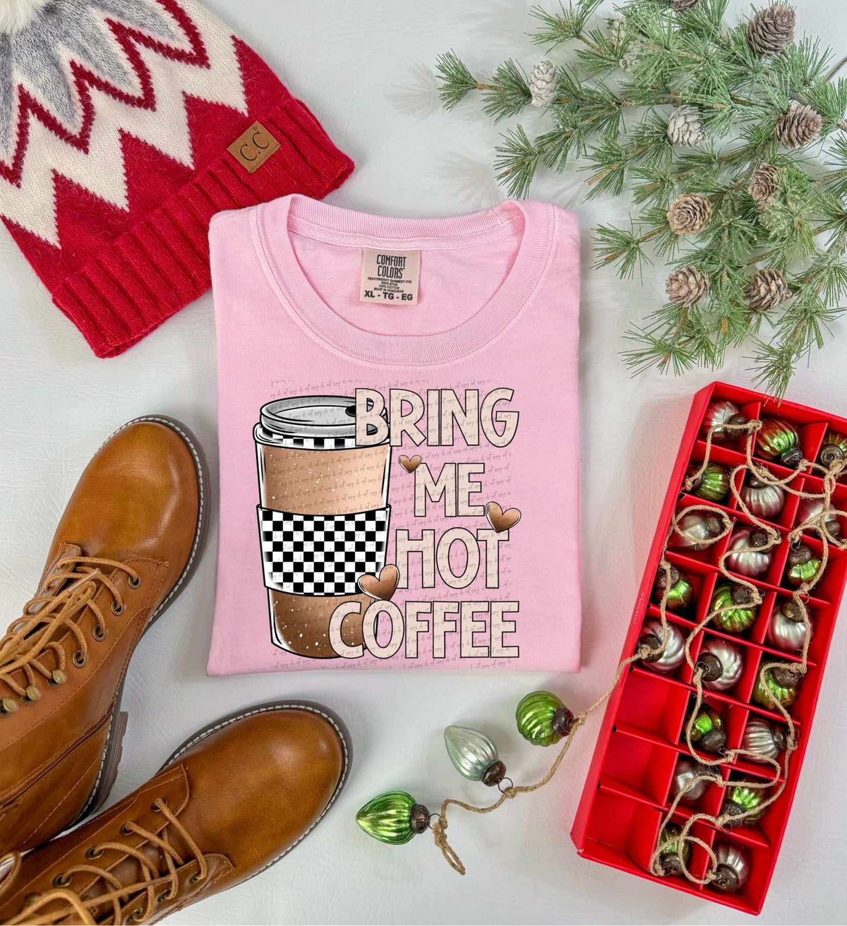 Bring me hot coffee 62688 DTF transfer