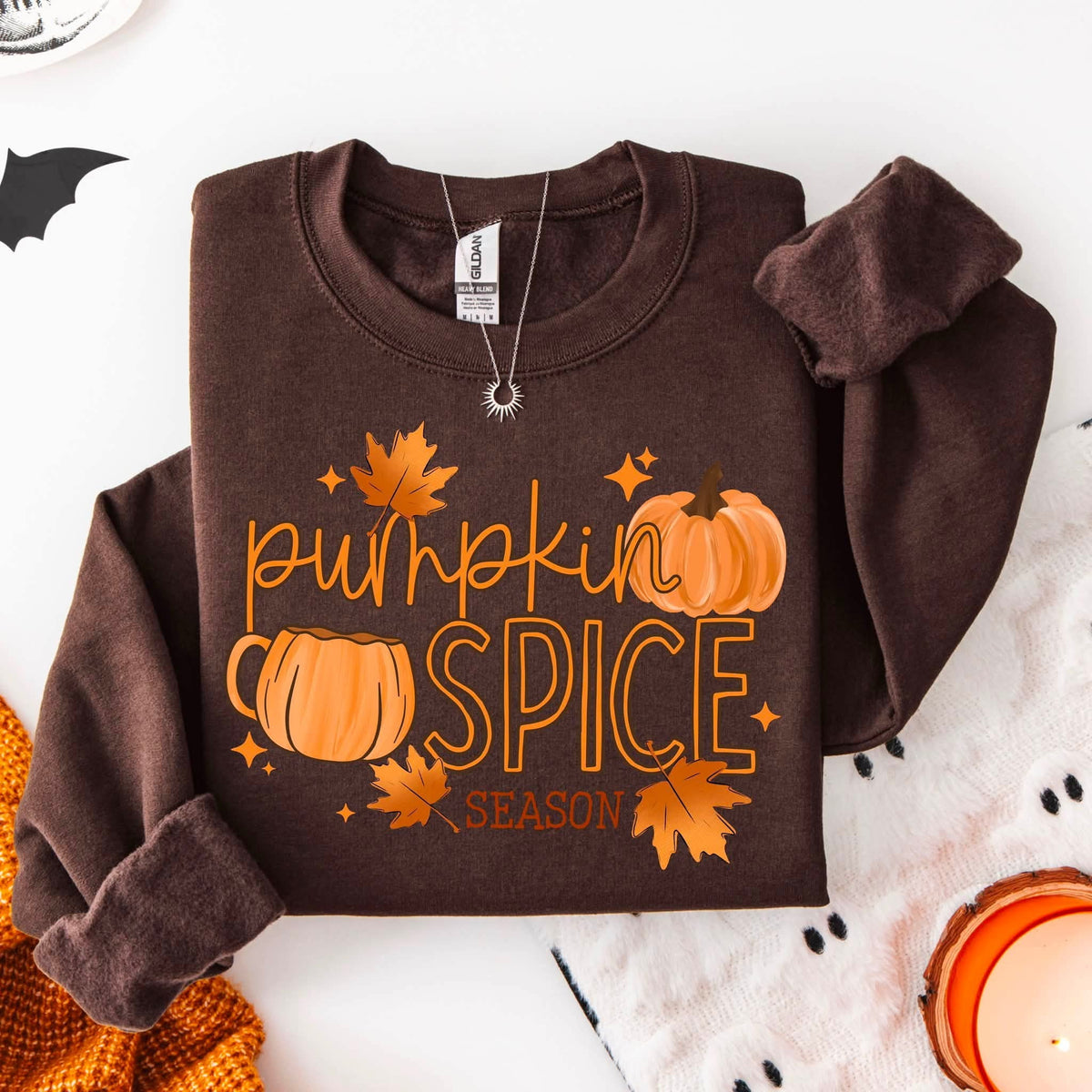 Pumpkin spice leaves and pumpkin Sunday Special DTF transfer