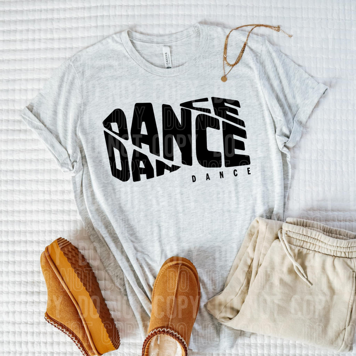Dance black twisted font (SBB) 94089 DTF transfer