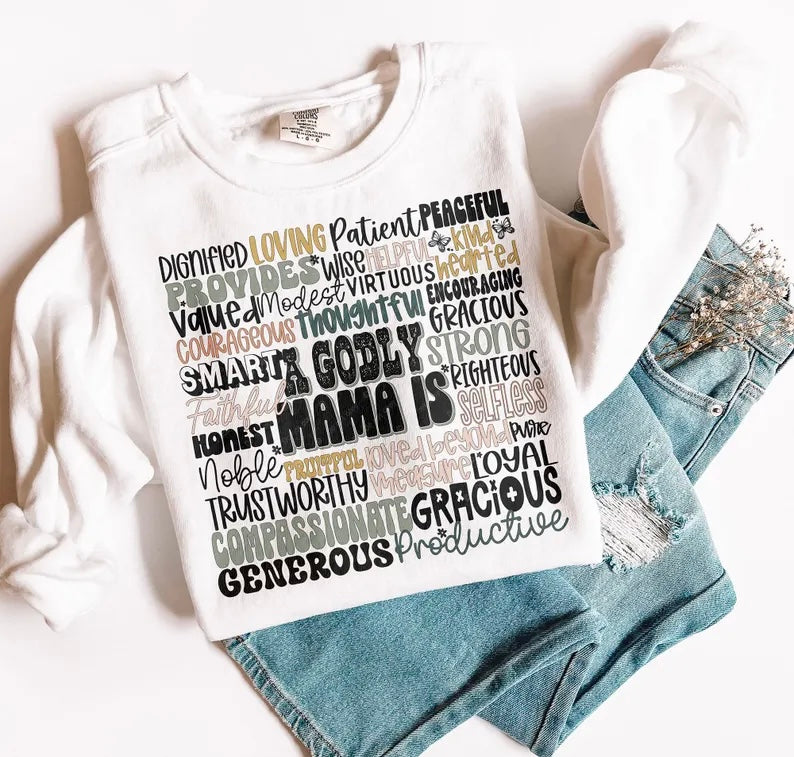 A godly mama is subway 98604 DTF transfer