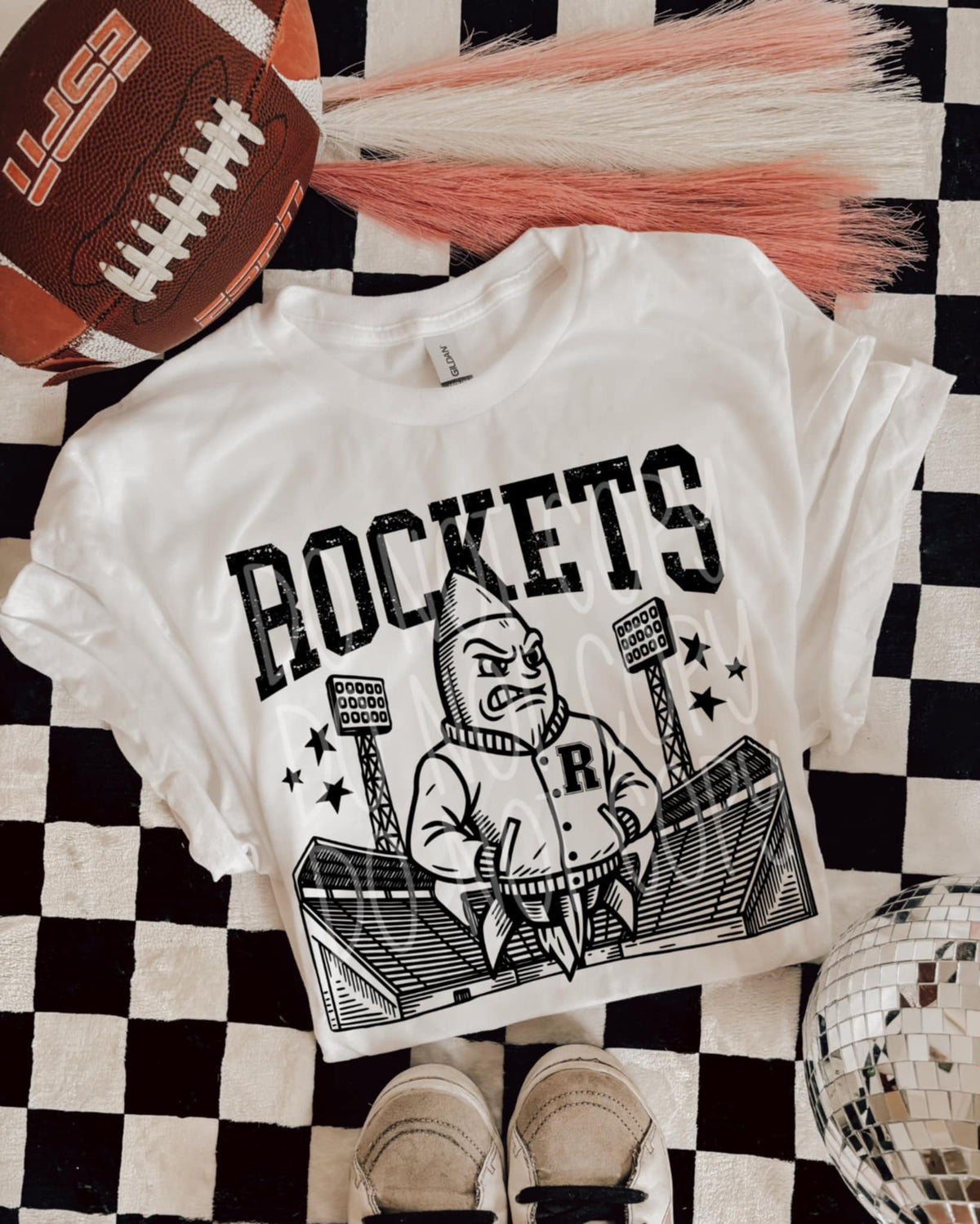 Rockets Letterman mascots PHDC DTF transfer