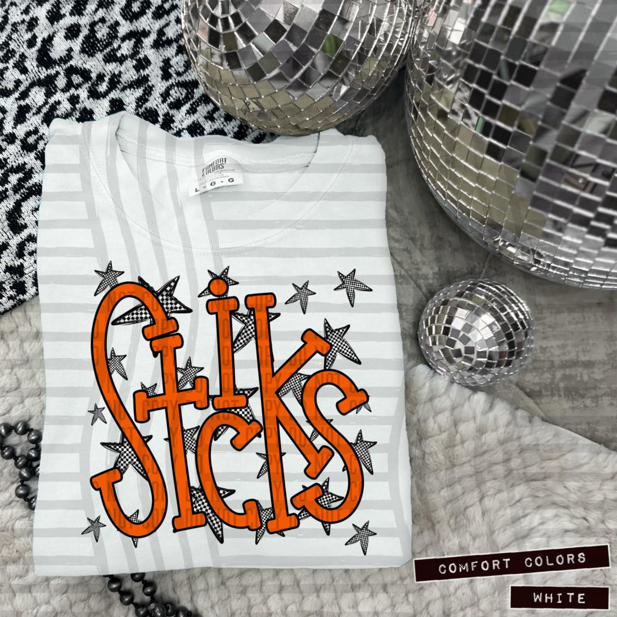 Orange Staggered Mascots (Caplinger)