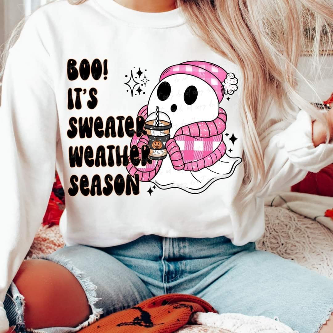 Boo! It’s sweater weather season (VIRGO) 58505 DTF transfer