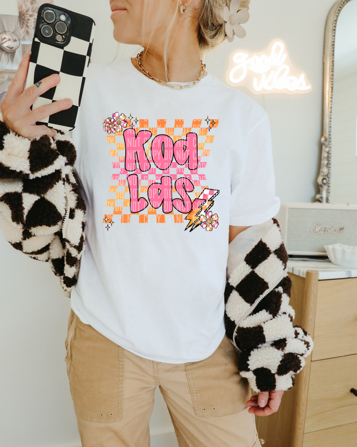 Koalas Checker Pop (Caplinger) 102638 DTF transfer