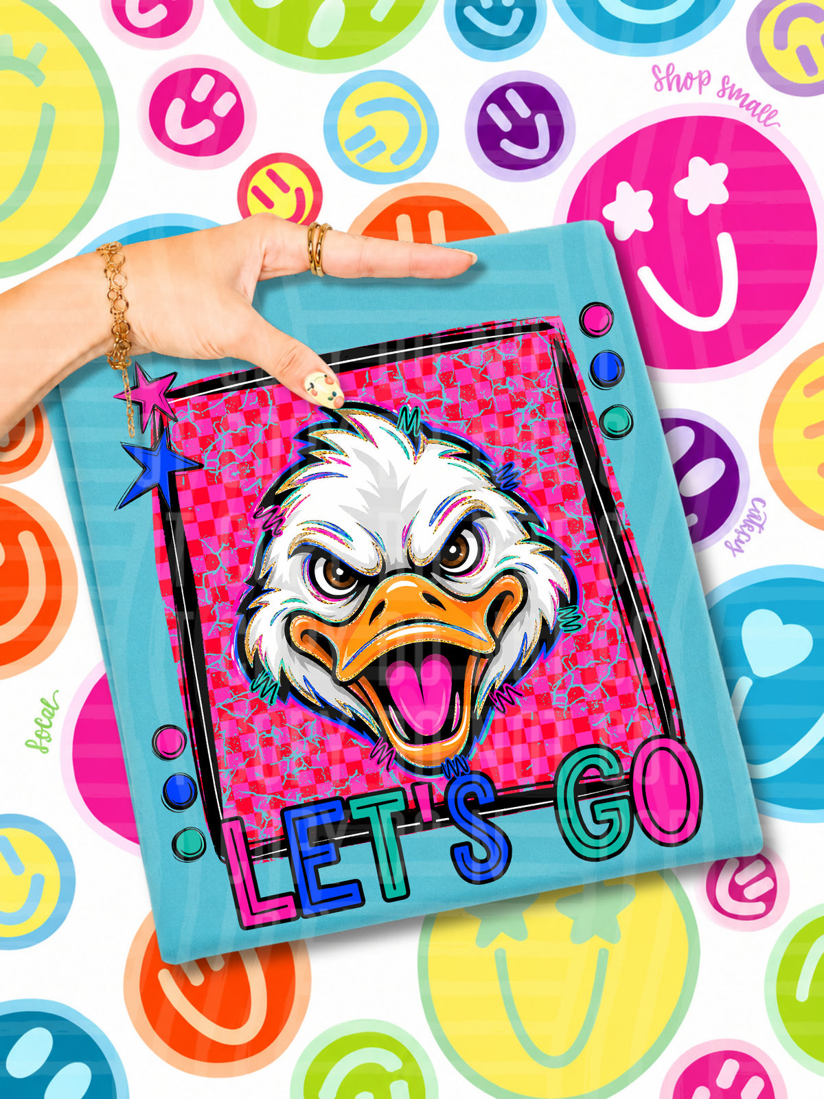 Lets go goslings candy mascots (Caplinger) DTF transfer