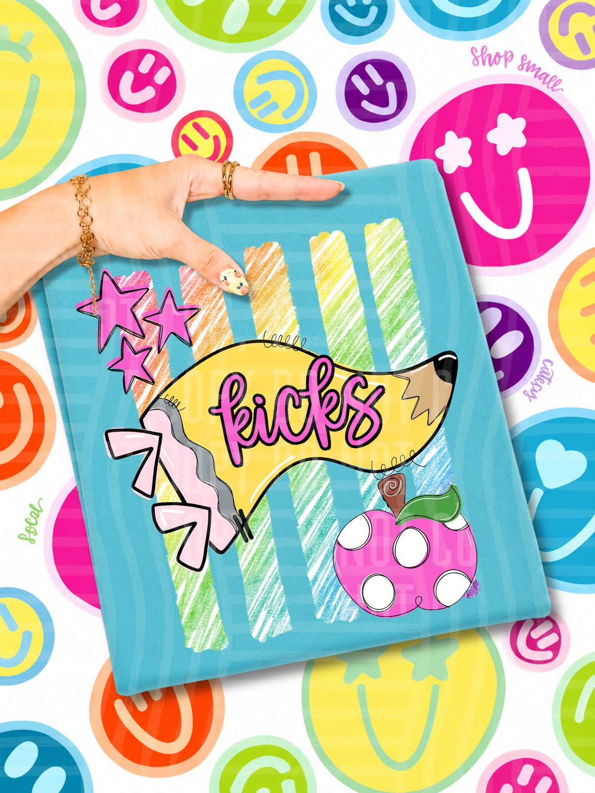 kicks pencil flag (CAPLINGER) DTF Transfer
