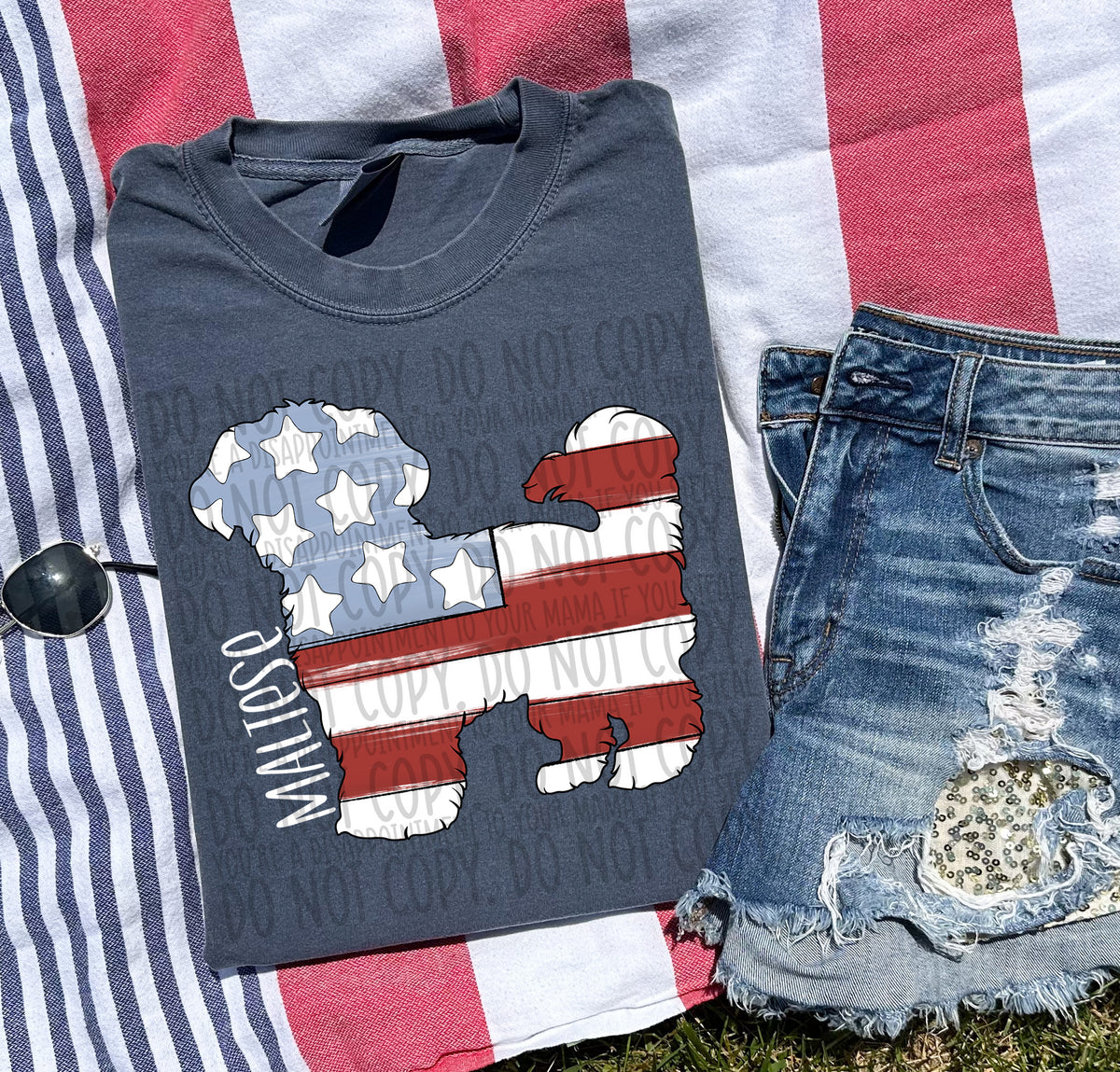 MALTESE white (SWD) DTF transfer