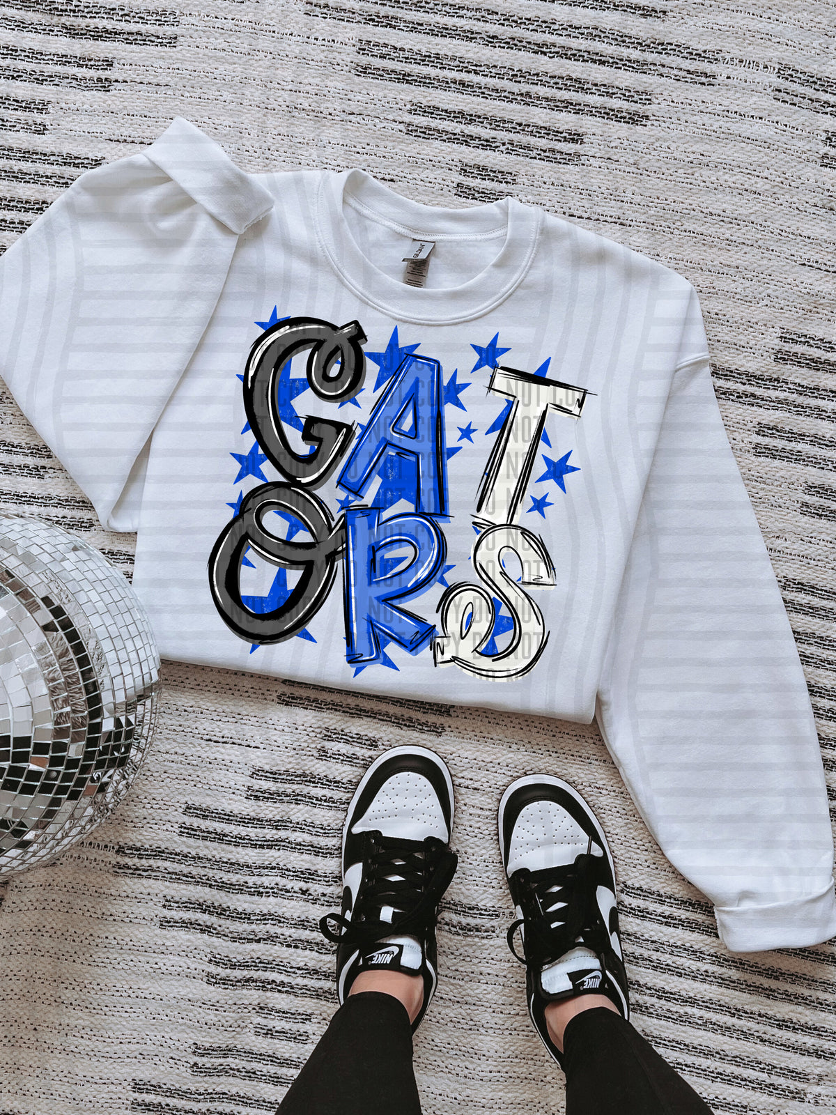 gators black and blue with blue stars (caplinger) DTF Transfer