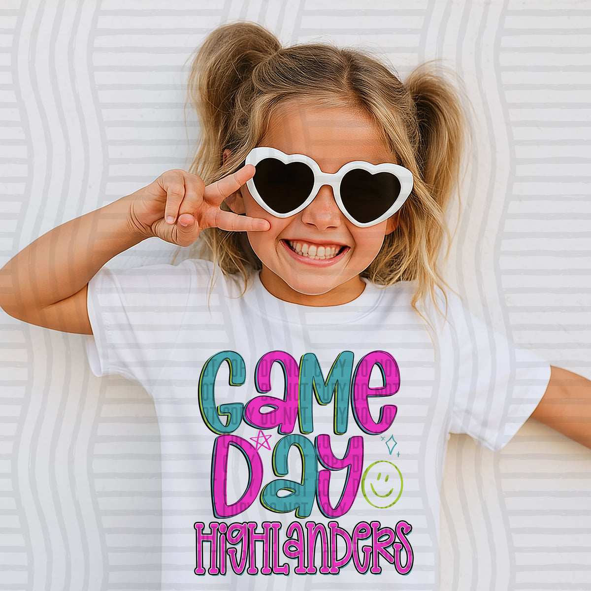 Game day girly Highlanders (Caplinger) DTF Transfer