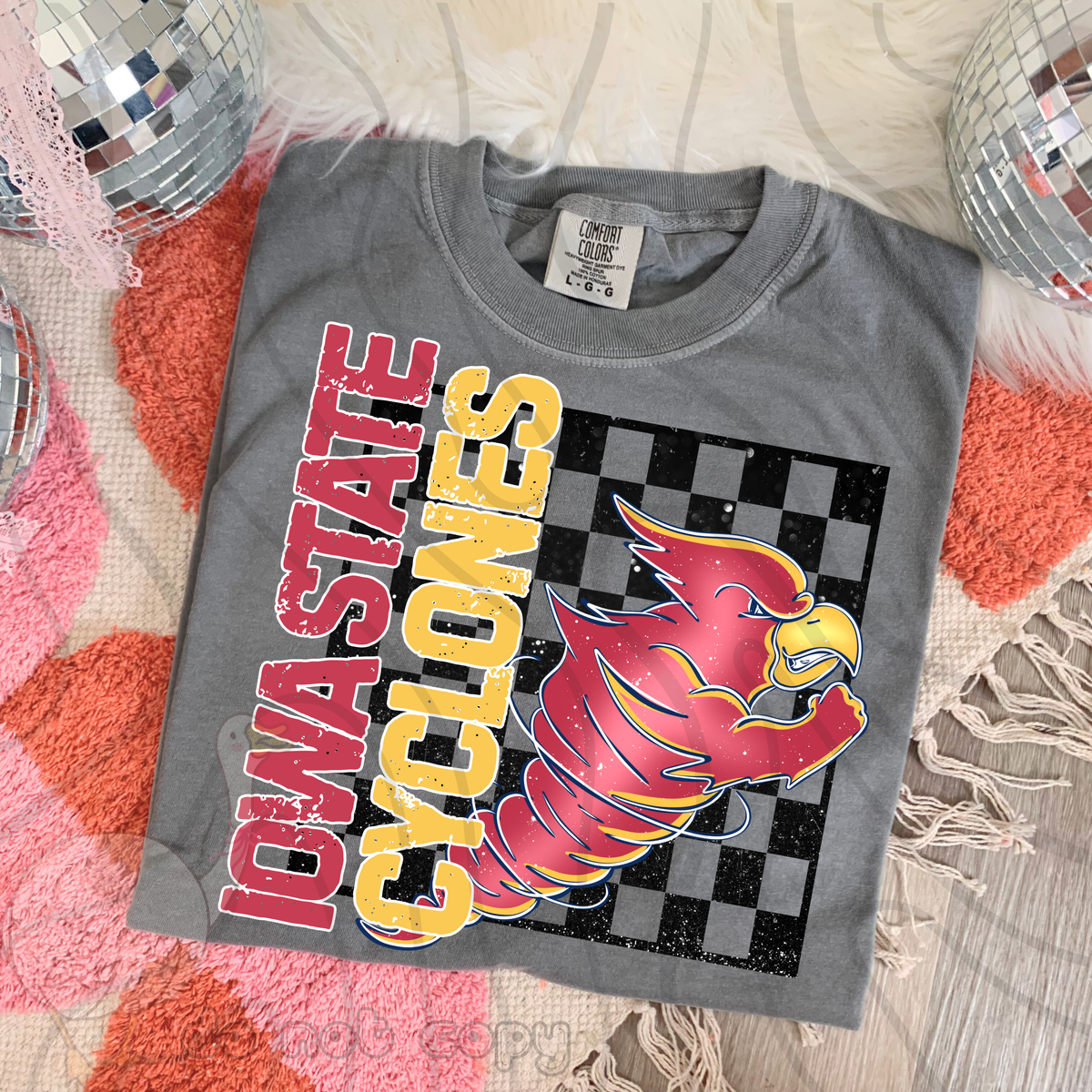 iowa state cyclones college mocks (dkdbk) DTF transfer
