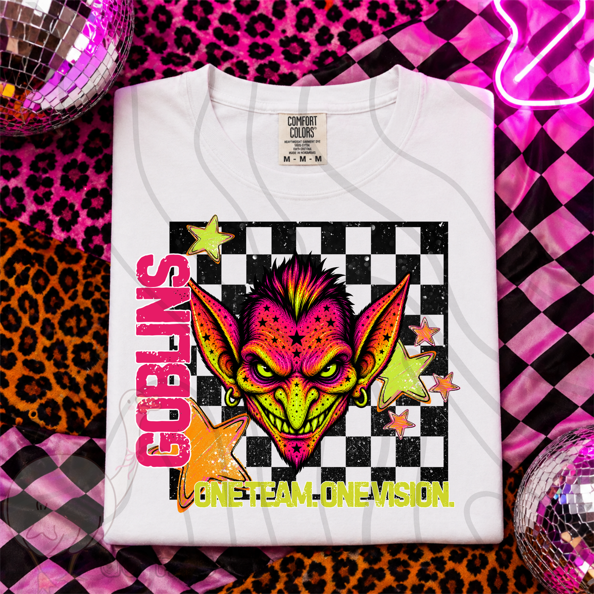 goblins 63 one team one vision (dkdbk) DTF transfer