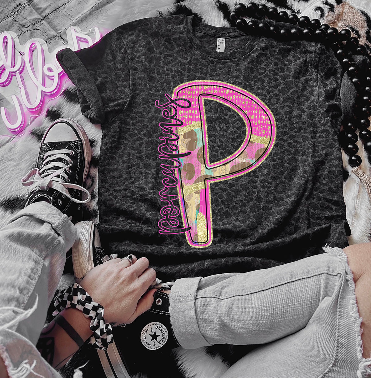 Rainbow Leopard Porcupines (Caplinger) DTF transfer