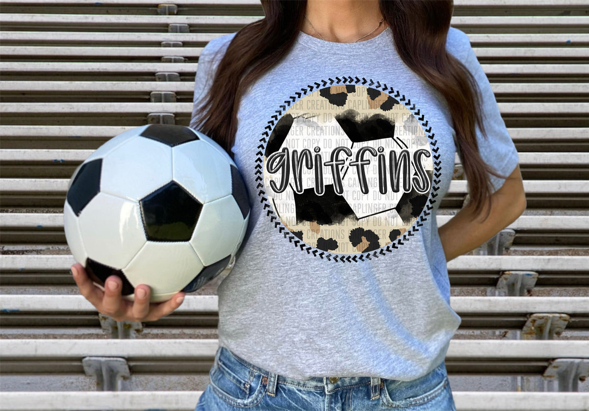Griffins soccer background (Caplinger) DTF transfer