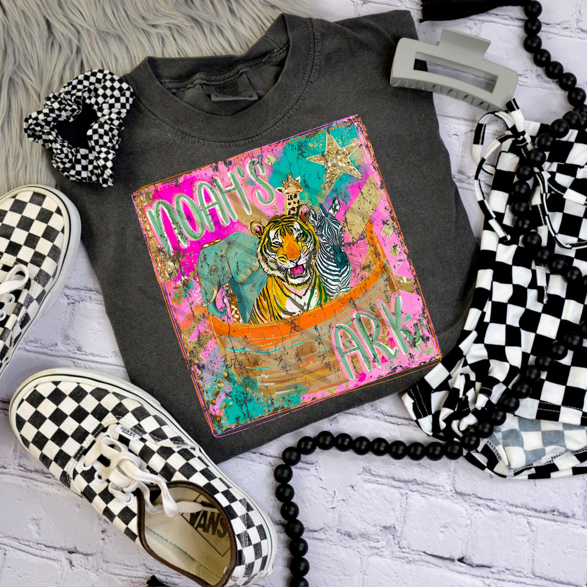 Noah’s Ark DISTRESSED (saved) 110502 DTF transfer