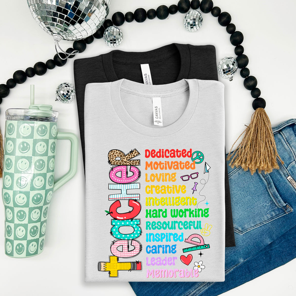 Teacher words 100081 DTF transfer