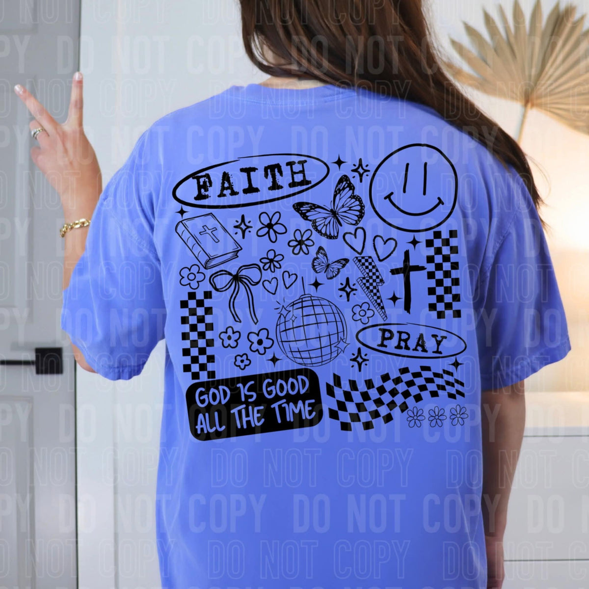 Faith collage 107108 DTF transfer