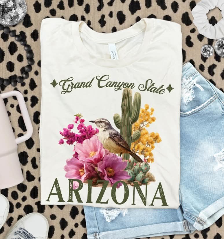 Arizona flowers (s&g) DTF Transfer
