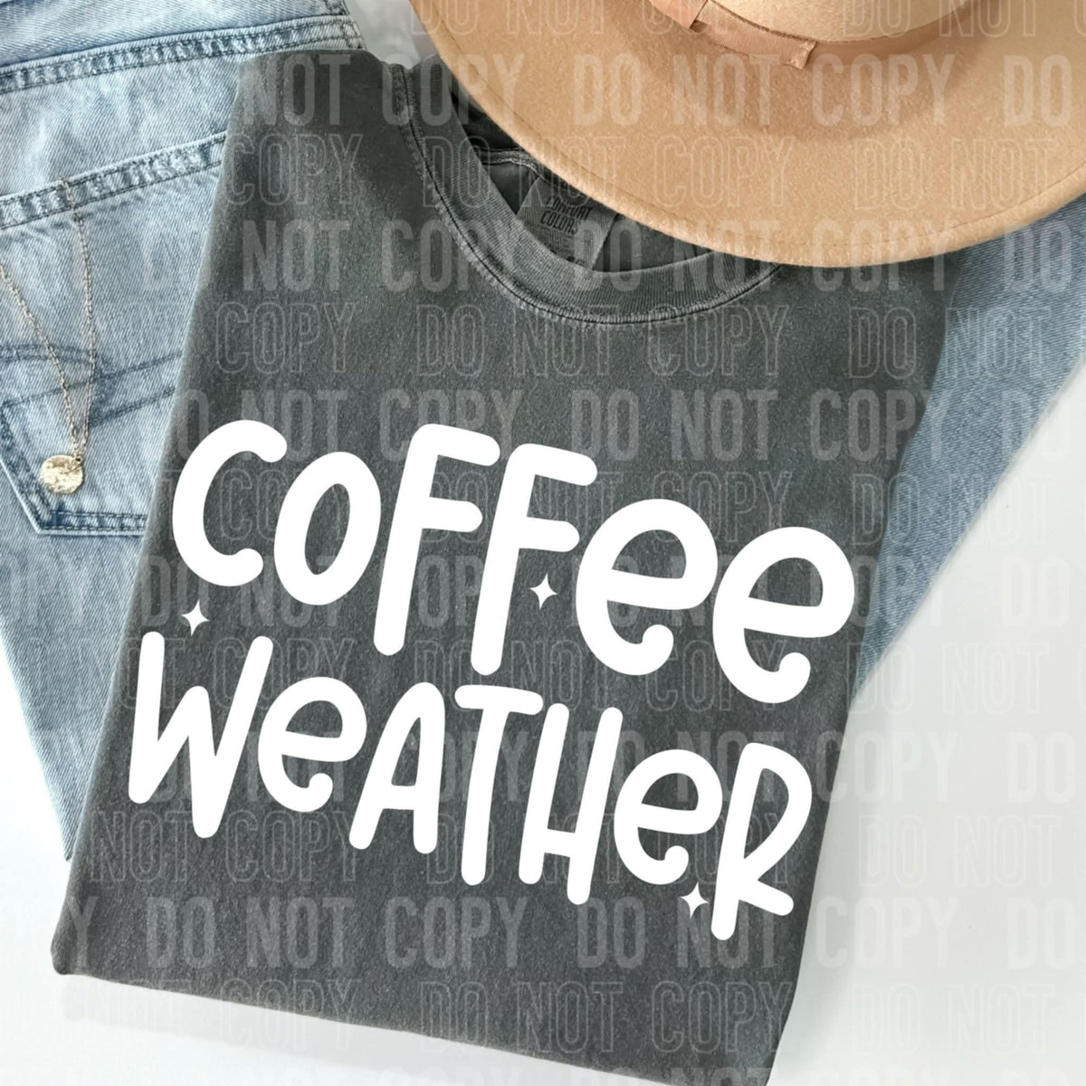 Coffee weather white (SBB) 109850 DTF transfer