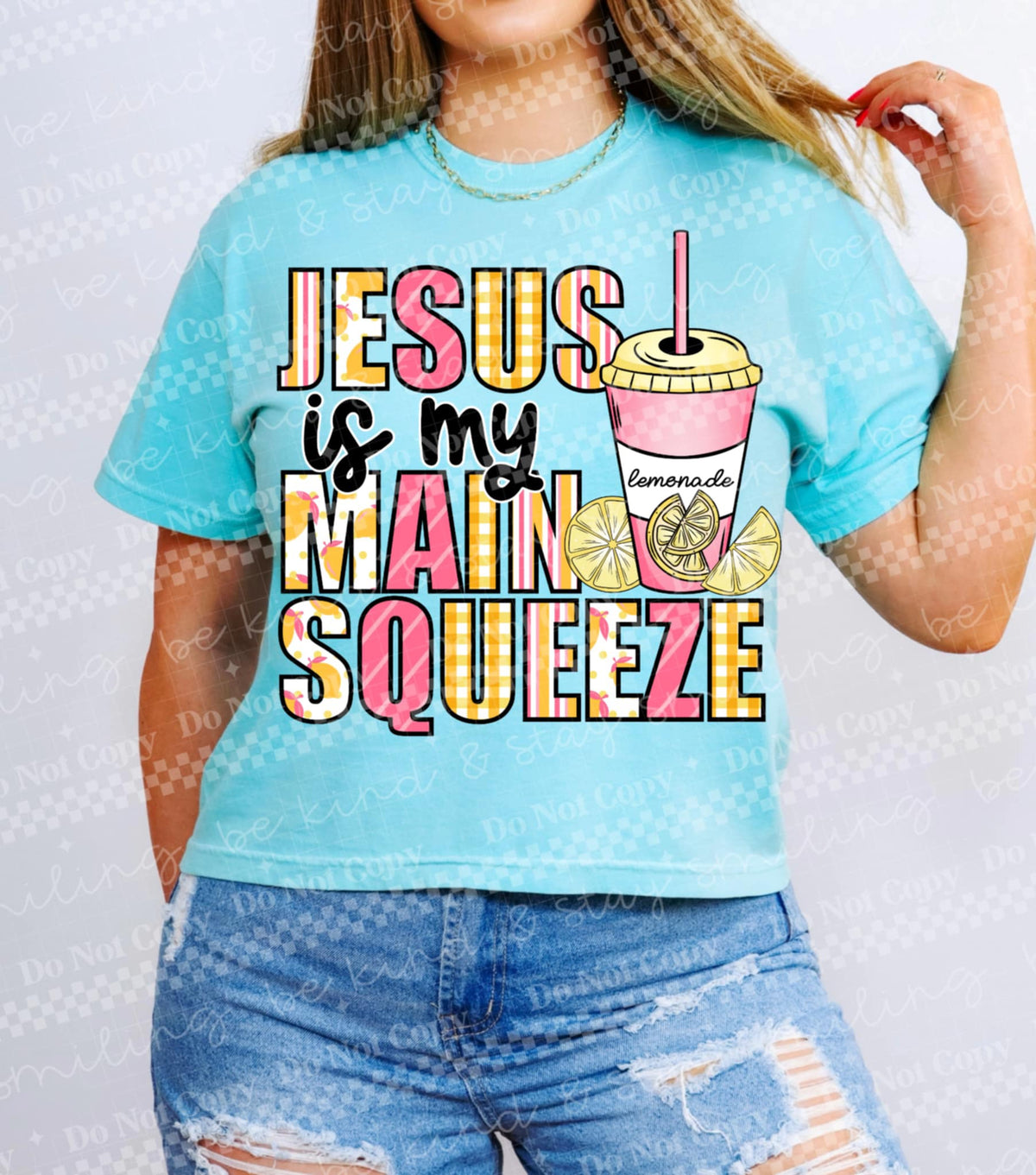 Jesus is my main squeeze 107176 DTF transfer