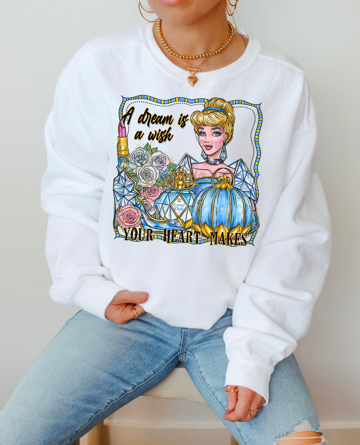 A dream is a wish Princess (DDD) DTF transfer