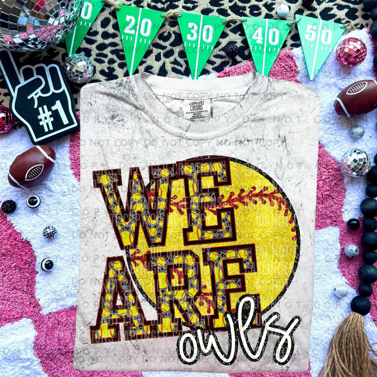 We are owls softball (Caplinger) 79925 DTF transfer