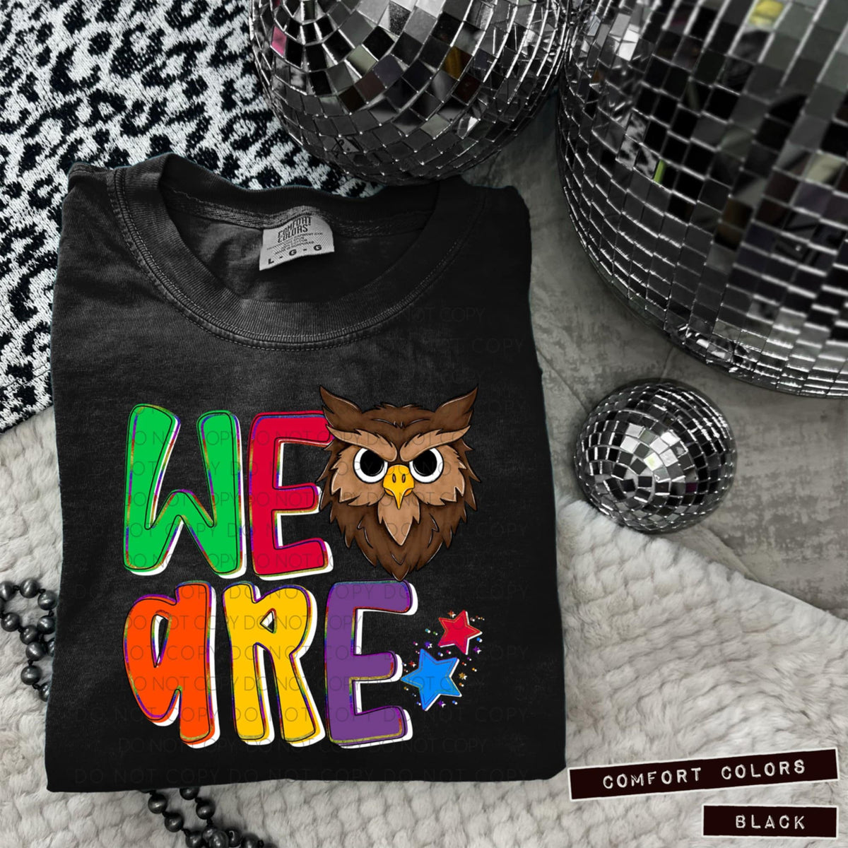 We are owls brown (Caplinger) 100847 DTF transfer