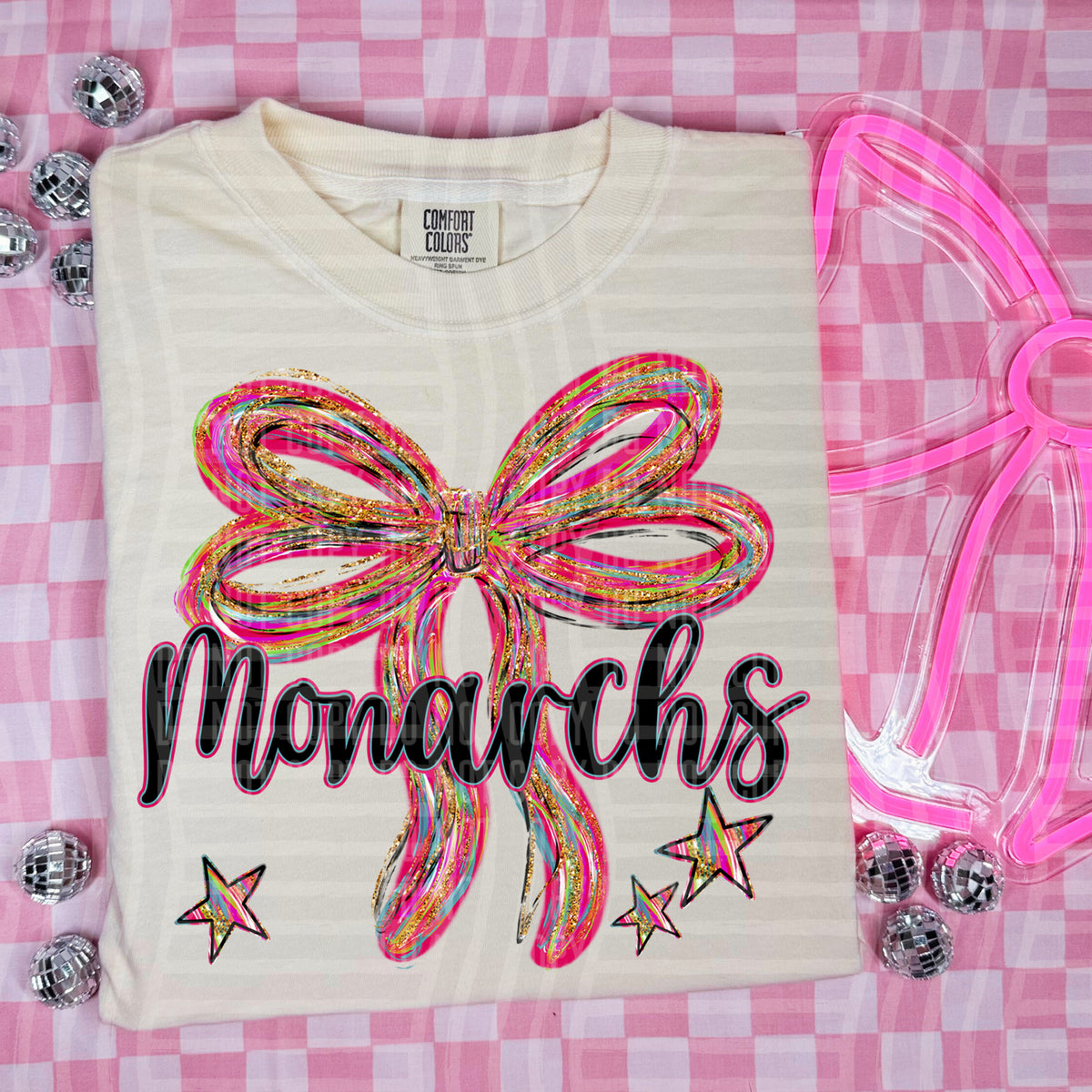 Monarchs Whimsical Bow (caplinger) DTF transfer