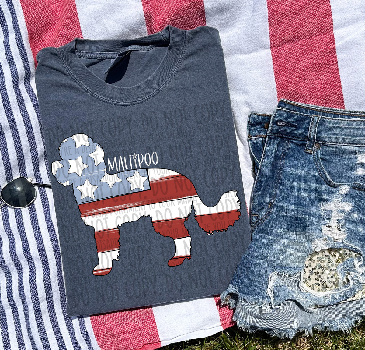 MALTIPOO white (SWD) DTF transfer