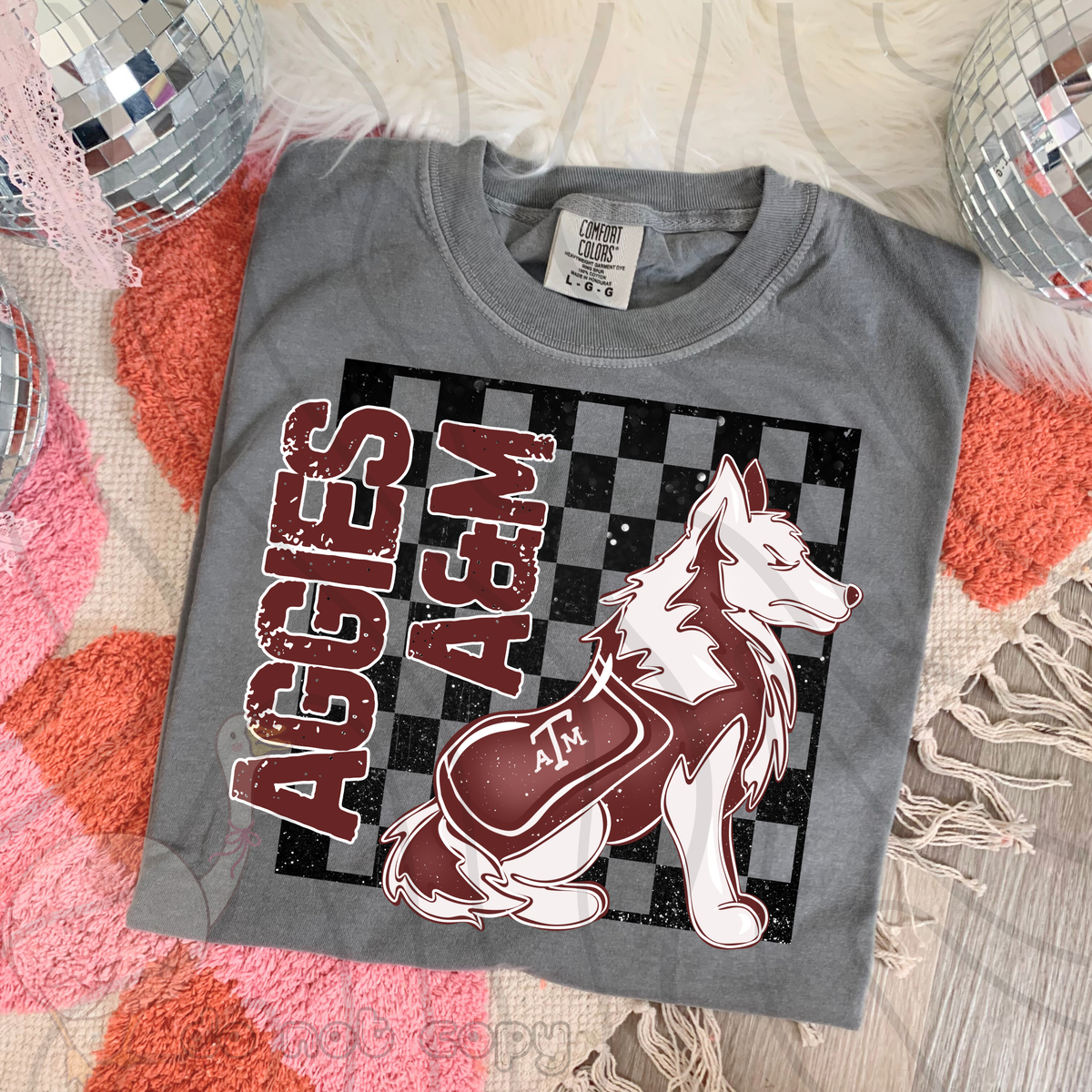aggies 64 college mocks (dkdbk) DTF transfer