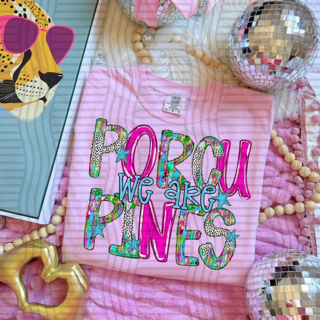 Porcupines preppy luxe (Caplinger) DTF transfer