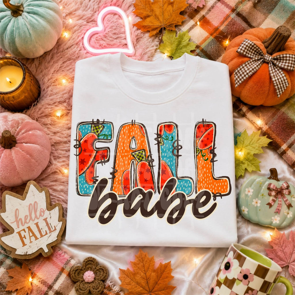 Fall babe patch (C’s) DTF Transfer