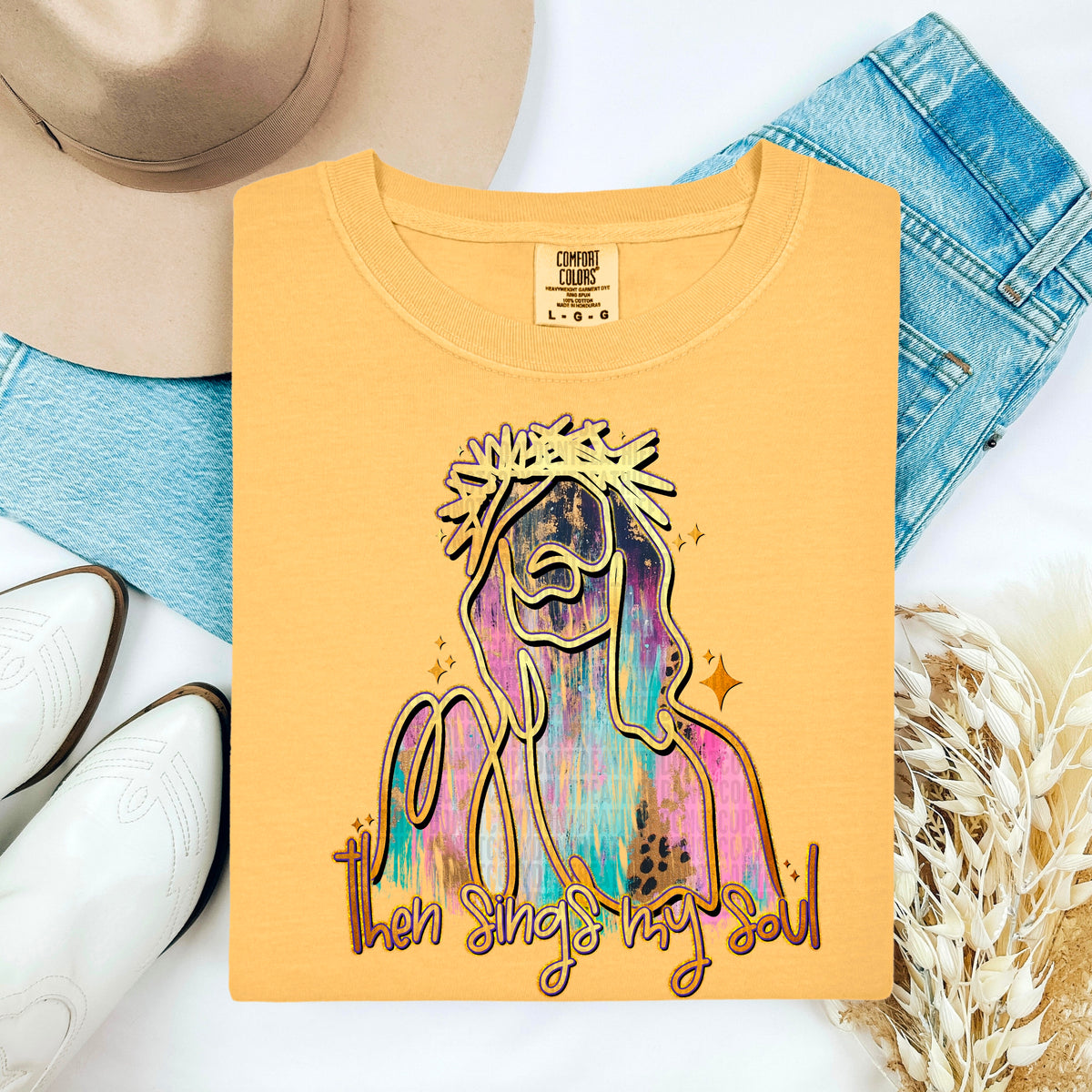 Then sings my soul 100063 DTF transfer