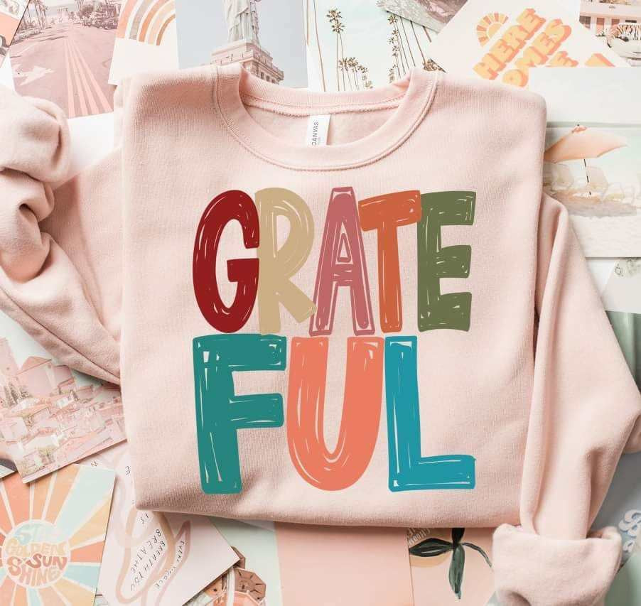 Grateful stacked font (S&G) 65461 DTF transfer